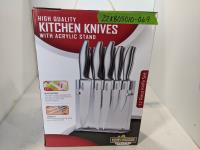 12 Piece Knife Set with Acrylic Stand
