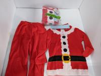 (2) Childrens Santa Sleepwear