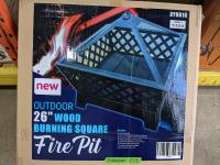 26 Inch Outdoor Firepit