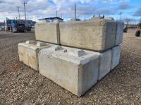 (10) 4300 lb Concrete Blocks