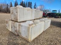 (8) 4300 lb Concrete Blocks