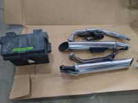 Performance Exhaust System and Battery Box
