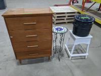 Dresser, Plant Stand, Stool and Canner