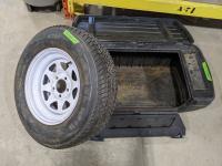 ATV Box and New Hankook P205/75R15 Trailer Tire On Rim  