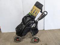 Cart with Golf Bag