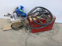 Century 80 Wire Feed Welder and Powerfist Electric Chain Saw Sharpener