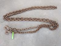 26 Ft 1/2 Inch Chain with Hooks