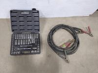 Socket Set and Booster Cables 
