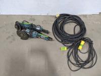 (2) Makita Angle Grinders and Extension Cords