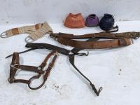 Hoof Boots, Breast Collar, Cinches, Briddle