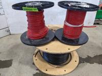 (2) Partial Spools of Heat Trace and (1) Partial Spool of Cable