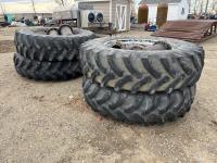 (4) 520/85R46 Tires & Rims w/ Spacers