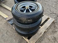 (3) 195/75R14 Tires W/Rims
