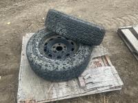 (2) 245/70R17 Tires W/Rims