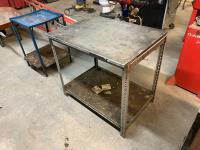 36 Inch X 34 Inch Metal Working Table
