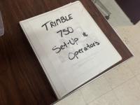 Trimble 750 Manuals