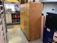56 Inch X 24 Inch Parts Cabinet