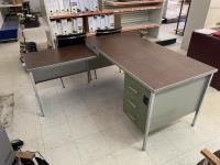 60 Inch X 30 Inch Metal Desk