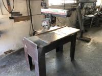 Craftsman 10 Inch Radial Arm Saw On Bench