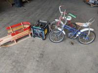 Bicycle, Tricycle, Sleigh and Bosch Stereo