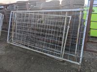 (5) Various Length From 4 Ft to 9.5 Ft Mesh Panels