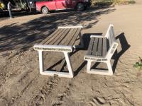 5 Ft Picnic Table and 4 Ft Bench