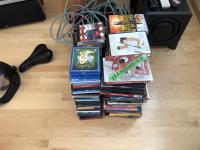 Qty of CDs, Blue Rays, DVDsand VHS
