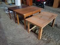 (3) Small Wooden Tables