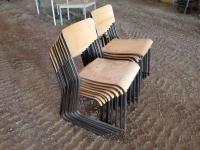 (17) Wooden Chairs