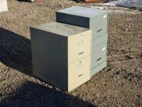 (3) Small Filing Cabinets