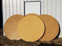 (4) 60 inch Round Table Tops