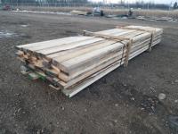 (60) Pieces of Rough Cut Lumber