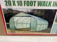 10 Ft X 20 Ft Metal Framed Greenhouse