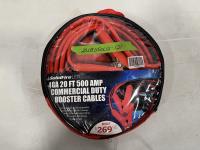 4 Ga 20 Ft 500 Amp Commercial Booster Cables