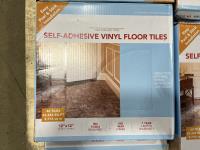 (18) Boxes of Self-Adhessive Vinyl Floor Tile