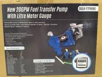 20 GPM Fuel Transfer Pump with Liter Meter