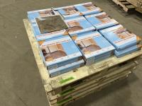 (18) Boxes of 12 Inch X 12 Inch Self Adhesive Floor Tiles