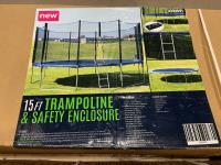 15 Ft Trampoline with Safety Net and Ladder