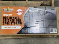10 Ft X 20 Ft Dog Kennel/Chicken Run Cage