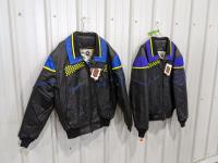 (2) Bristol Large Leather Winter Jackets