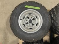 (2) Dunlop 25X8-12 ATV Tires with Rims