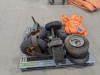 Qty of Small Wheels and 12 Ton Unused Sling