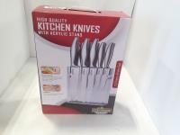 12 Piece Kitchen Knives With Acrylic Stand 