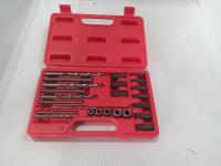 25 Piece Screw Extractor Drill & Guide Set 