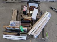 Large Assortment of Picture Frames and Maps 