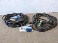 Set of Large Gauge Welding Cables 