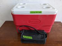 Coleman Cooler and Cell Phone Booster 
