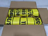 (10) 4 Inch X 30 Ft Cargo Winch Straps with D Ring 