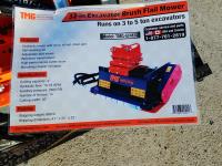 TMG Industrial 32 Inch Excavator Brush Flail Mower