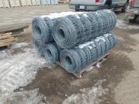 Qty of 48 Inch 12 Guage Knotted Wire Fencing